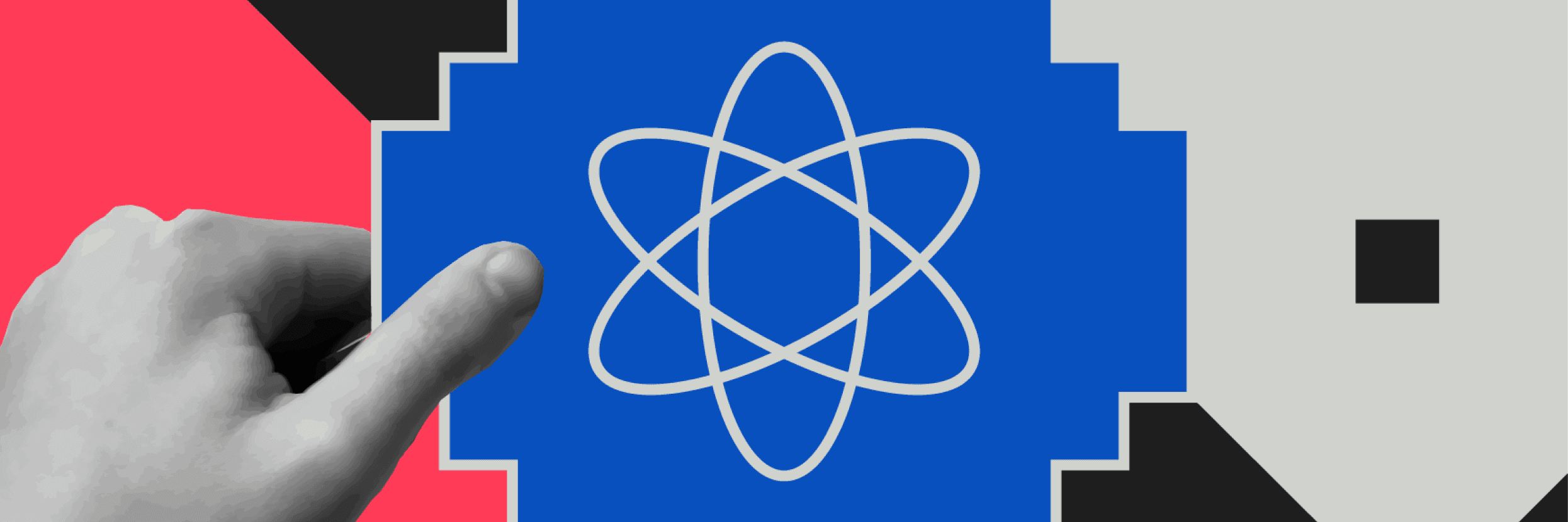 Infografika znak atomu