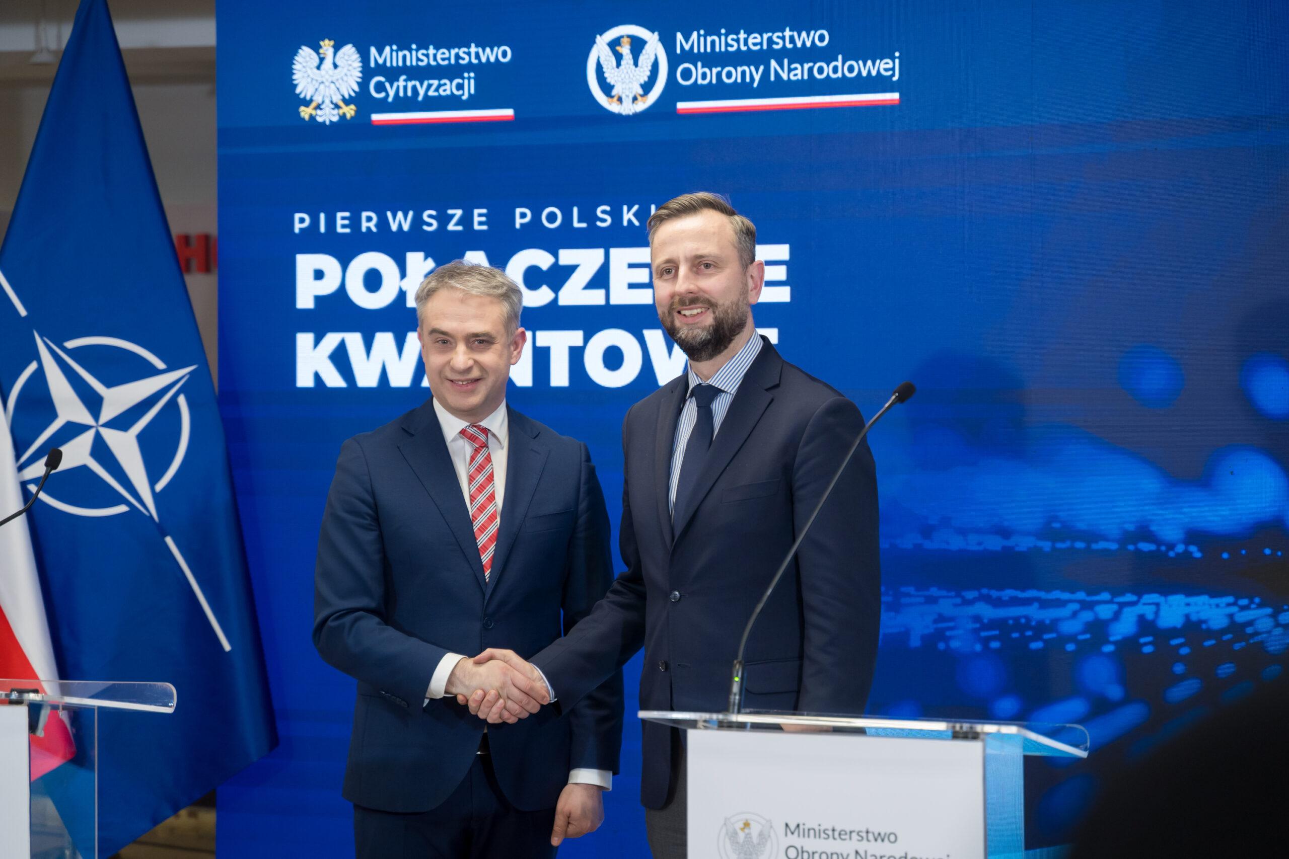 Wicepremier Krzysztof Gawkowski i wicepremier Władysław Kosiniak-Kamysz na konferencji prasowej