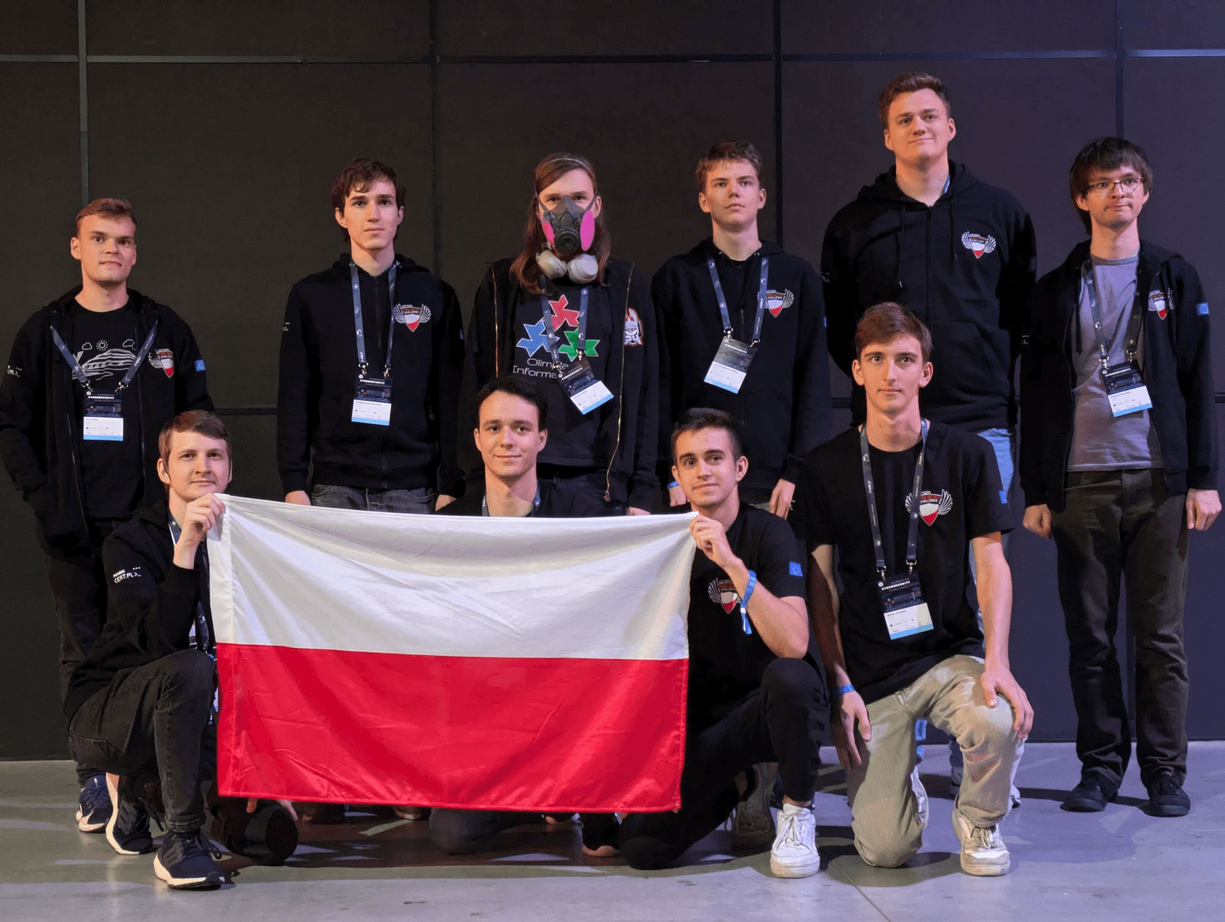 Polska drużyna podczas zawodów