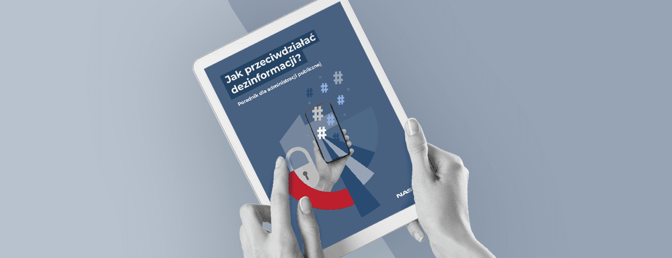 Okładka publikacji na tablecie